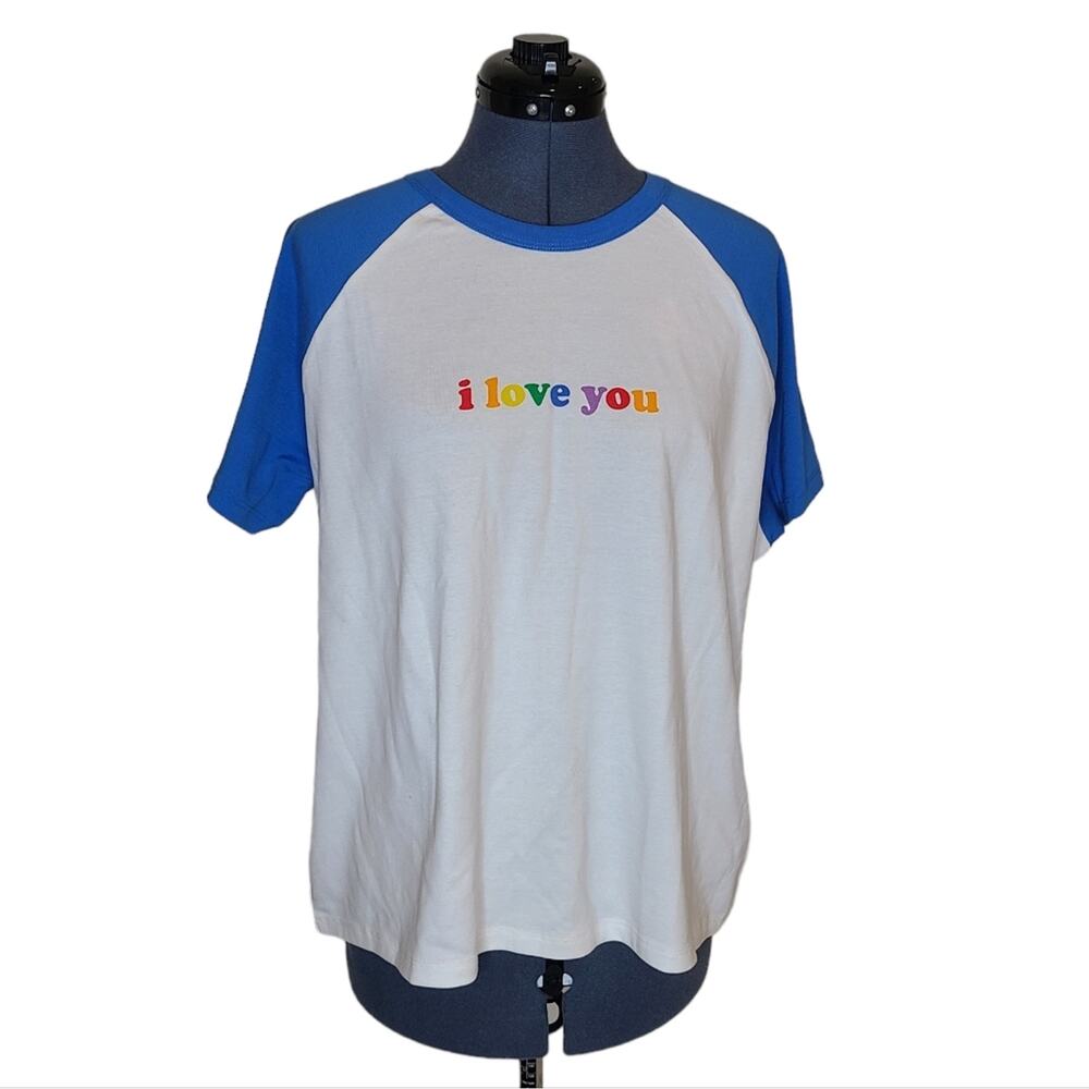 Bp plus size pride love baseball t-shirt size 4X NWT